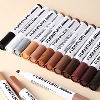 12 Colors Furniture Touch Up and Repair Marker Pen Wood Scratch Restoration Kit Patch Paint Pen Large-Capacity Marker 2