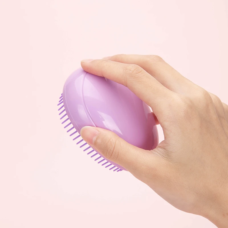Mini Detangling Hair Brush Egg Round Shape Hair Brushes Anti-knotting Hair Smoothing Combs Anti Static Massage Hair Care Tools 5