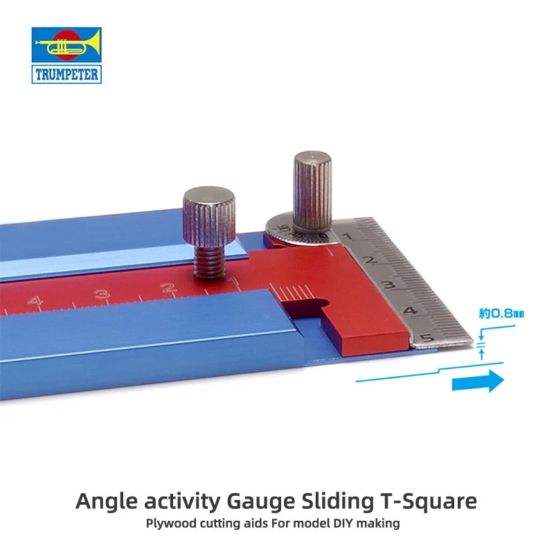 Hobby Model building tools Angle activity Gauge Sliding T-Square Plywood cutting aids For model DIY making 5