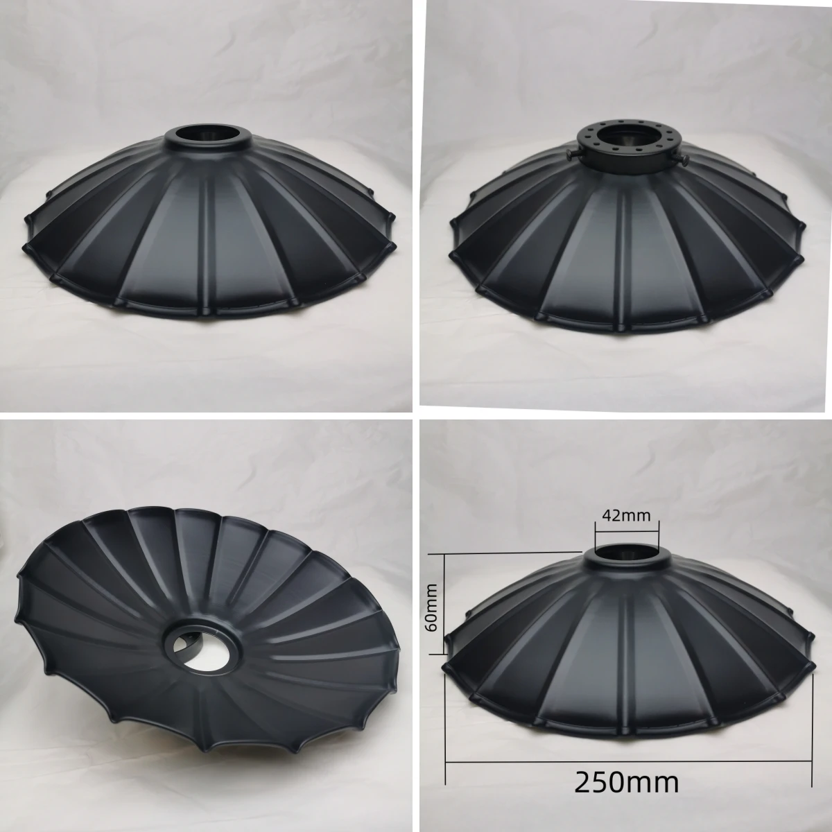 Lamp Shade Black Iron Lampshade American Retro Industrial Style Chandelier Wall Lamp Table Lamp Restaurant Clothing Store Accessories