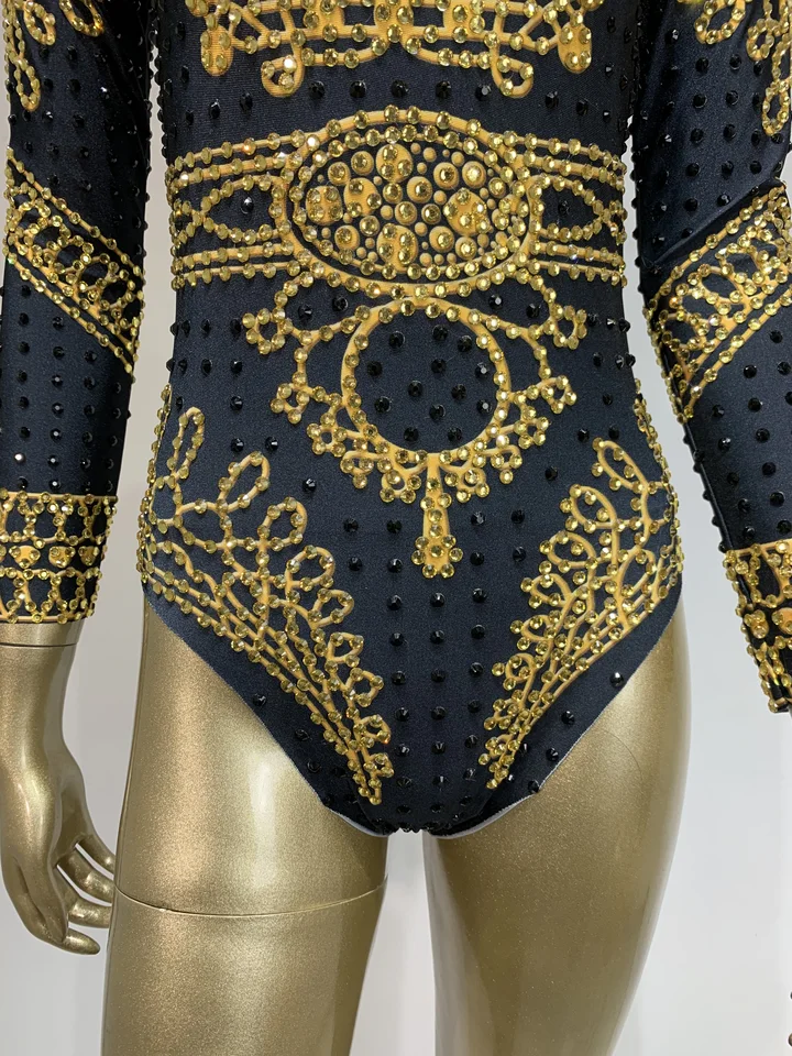 バレエ herpraha \"bodysuit with rhinestone Amazon.com: Youmeisha Sexy Fringe Rhinestone Perspective Mesh