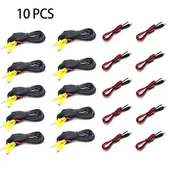 Universal RCA 6M Video Cable for Car Rear View Parking Camera Connection (10 Pcs)