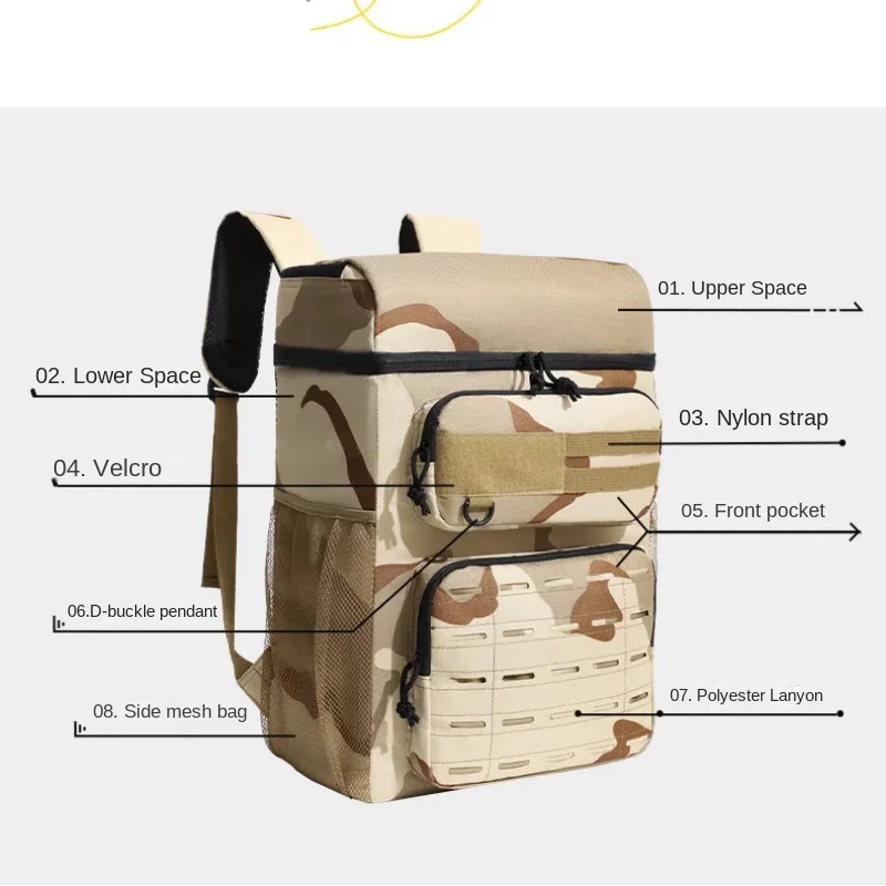 23L Thermal Picnic Cooler Backpack 5
