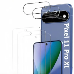 Premium 2.5D 9H Tempered Glass Screen and Camera Lens Protector - 2Glass 2Lens Film