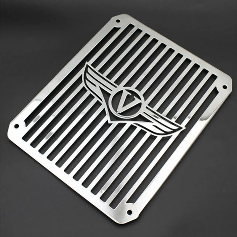 

Motorcycle Steel V shape Radiator Grill Cover Guard Protector Water Tank Cooler Cover For KAWASAKI VULCAN VN400 VN800 Classic