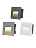 3W 5W 10W LED Wall Lamp Aluminum Stair light Recessed LED Step Lamp Pathway Wall Corner Lamps AC220V Dimmalbe Wall Light DC12V 1