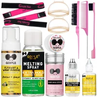 GOIPLE Wig Installation Kit Melting Spray Glueless Adhesive Extra Hold Waterproof Lace Front Wig Glue Remover Styling Wax Stick 1