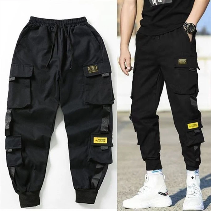 Tactical Cargo Pants Men Joggers Streetwear Tornozelo-comprimento