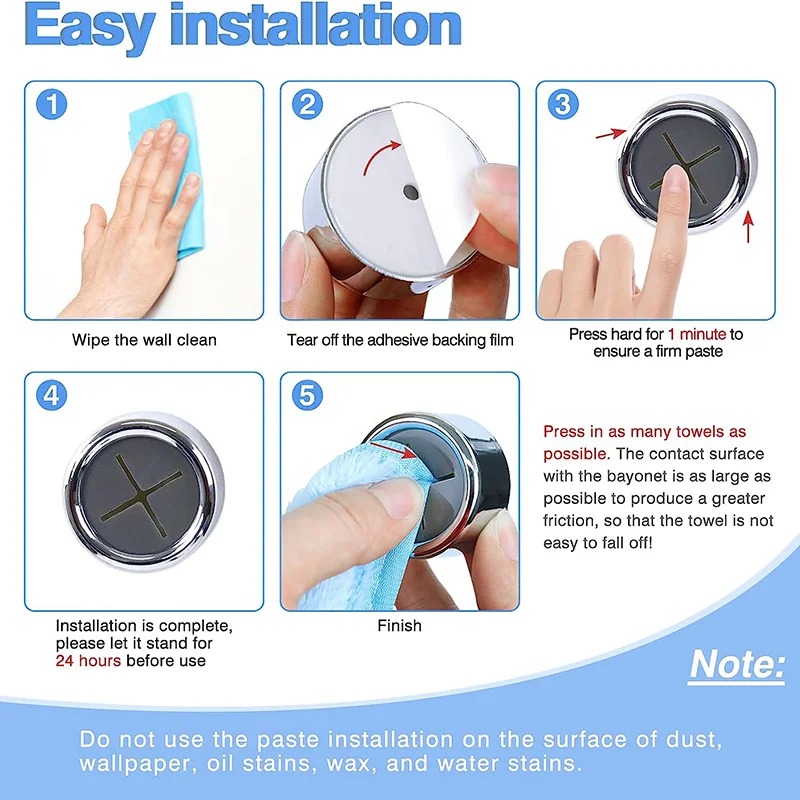Self Adhesive Hooks Multifunctional Hooks Towel Holder Kitchen Hook Self Adhesive Wall Hooks Heavy Duty Hooks Bathroom Organizer 2Pcs Kitchen Towel Holder Dish Towel Hooks No Drilling Self-Adhesive Wall Mounted Hanger Storage for Bathroom Shower Home