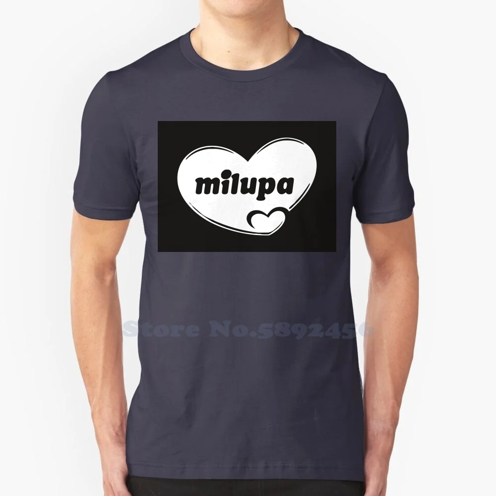 

Высококачественные футболки с логотипом Milupa, модная футболка, новинка, футболка из 100% хлопка