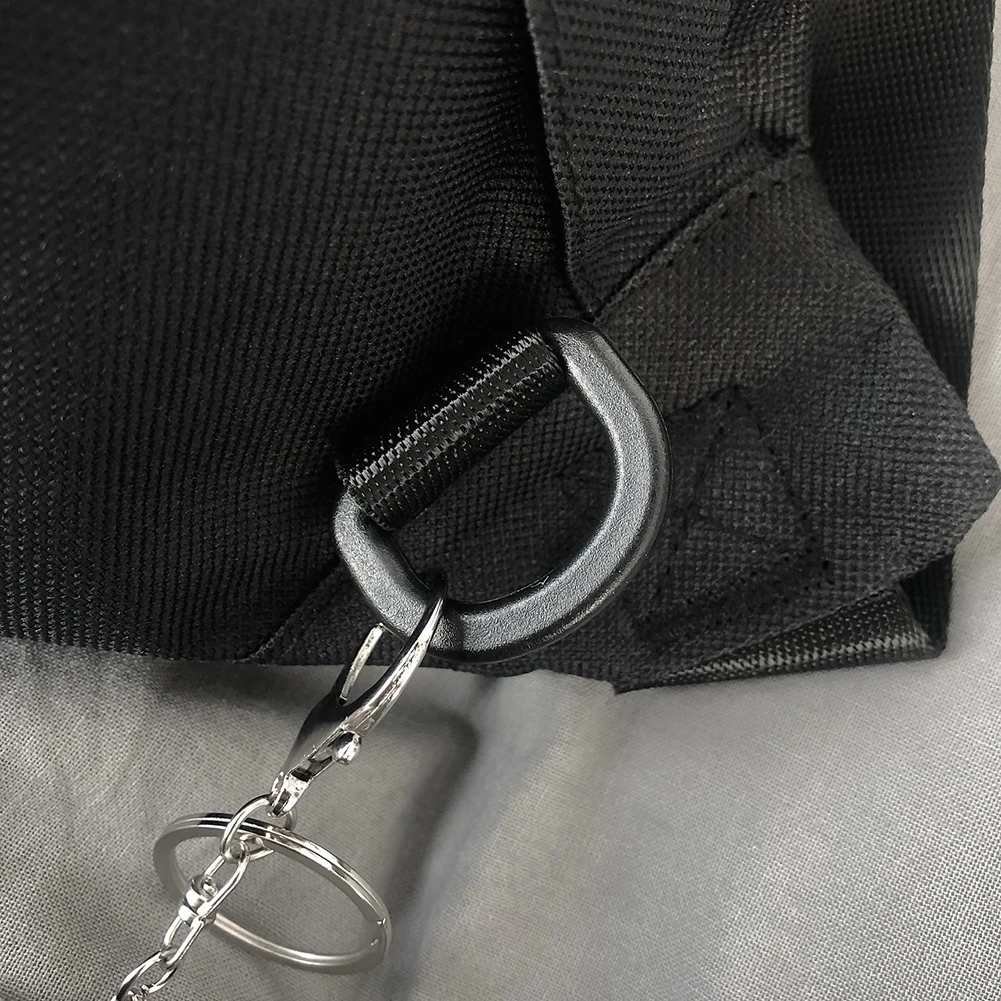 Women Men Solid Large Capacity Shoulder Pack Oxford Waist Bag Fanny Money Purse