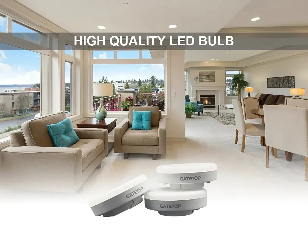 Description Picture 2 of item3pcs GX53 Bulb LED Spotlight High Lumen Light Grille Light AC110V 240V No Flickering 100LM/W Warm White Light Suitable Kitchen