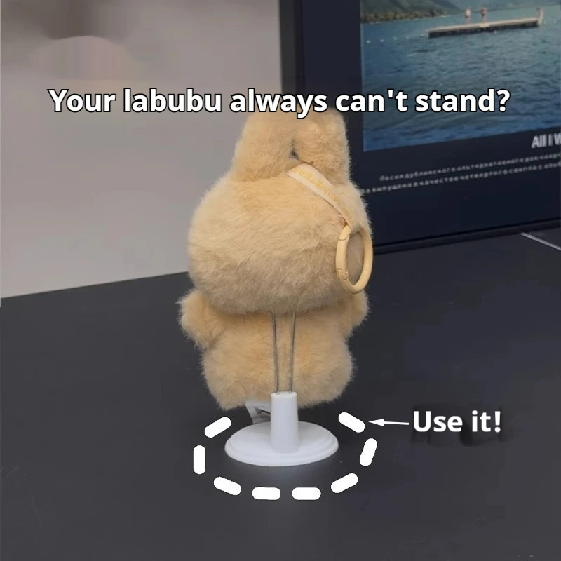 Doll Standing Base Stand Holding Bracket 1/6pcs for Labubu or Dimoo 15cm Dolls Accessories for Collectors