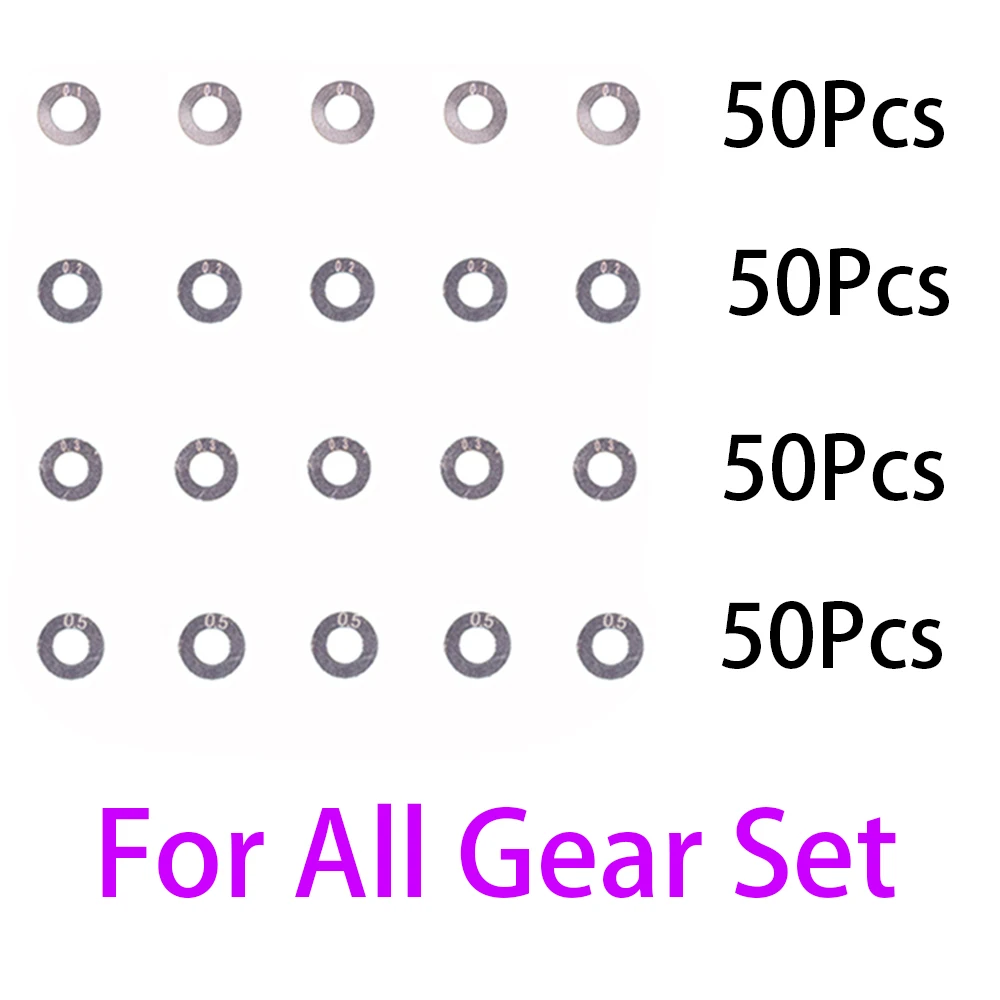 Stainless Steel Super Precision Shim Fit Gear Set 50Pcs