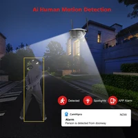 Camhipro-Caméra de permission Extérieure Wifi 4G, POE, Objectif Touriste, 180 °, Ultra Grand Angle, Vision Nocturne, Matériel de Sécurité 5
