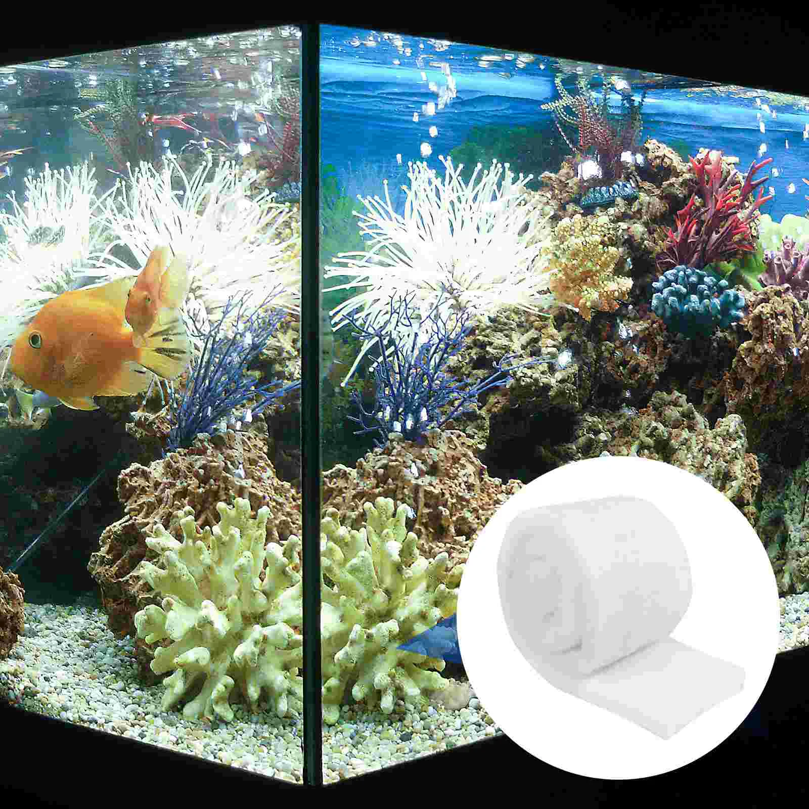 Sponge for Aquarium Padding Polyester Filter Floss Thicken Pond Filtration System 5