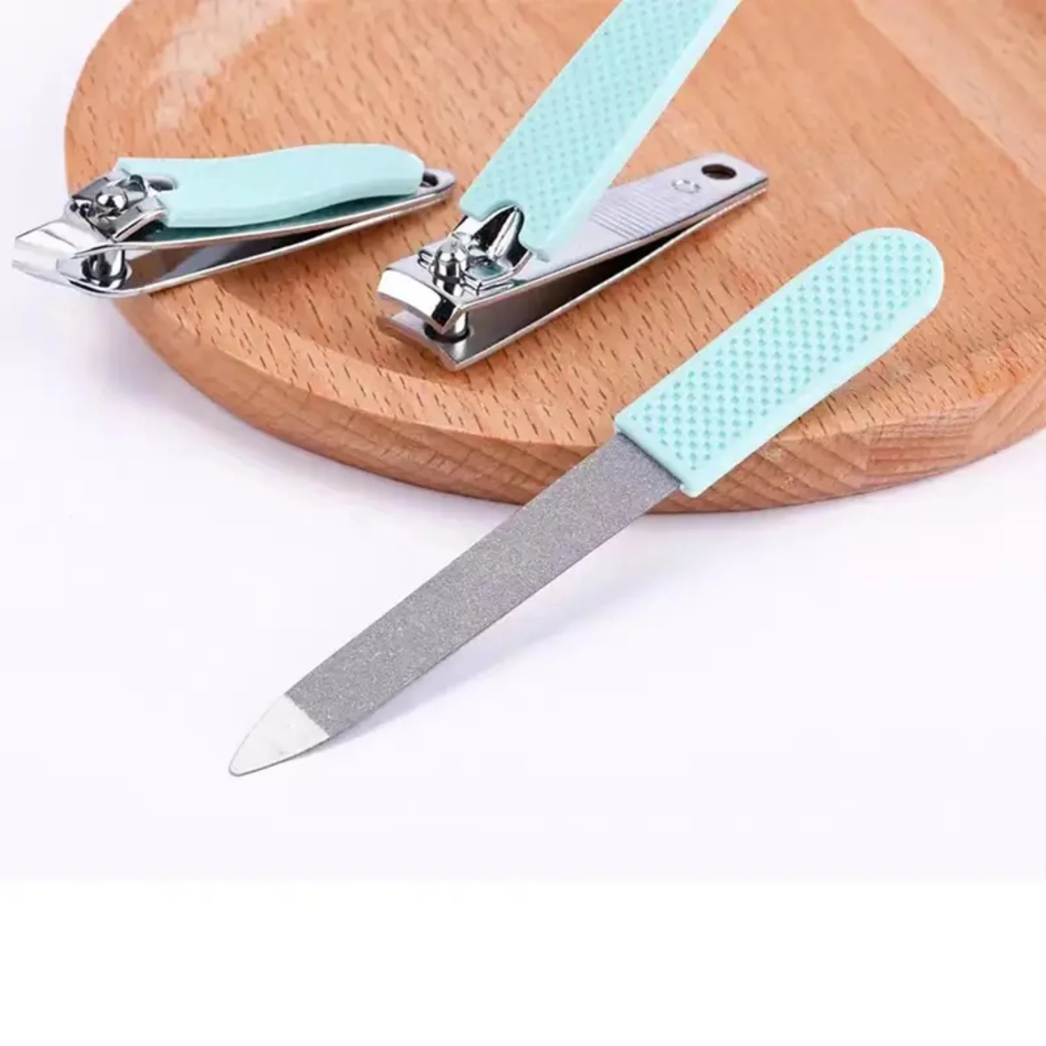 Solid Durable Multifunctional Beauty Tools Set-3pcs Nail Cutter & Pedicure Foot File Kit