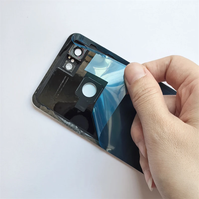 Google Pixel 3 G013A 5.5 인치 배터리 케이스용 오리지널 백 커버 후면 도어 하우징 뚜껑 패널 쉘 수리 부품 교체