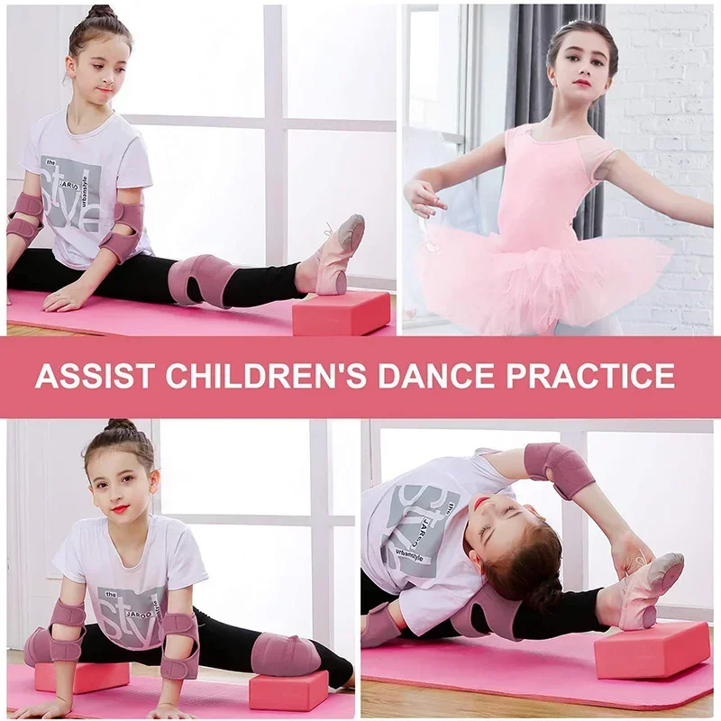 Yoga Brick Non Slip 1PC High Density Foam Block for Pilates Dance Stretching Exercise Home Gym Equipment Fitness Eva Mat