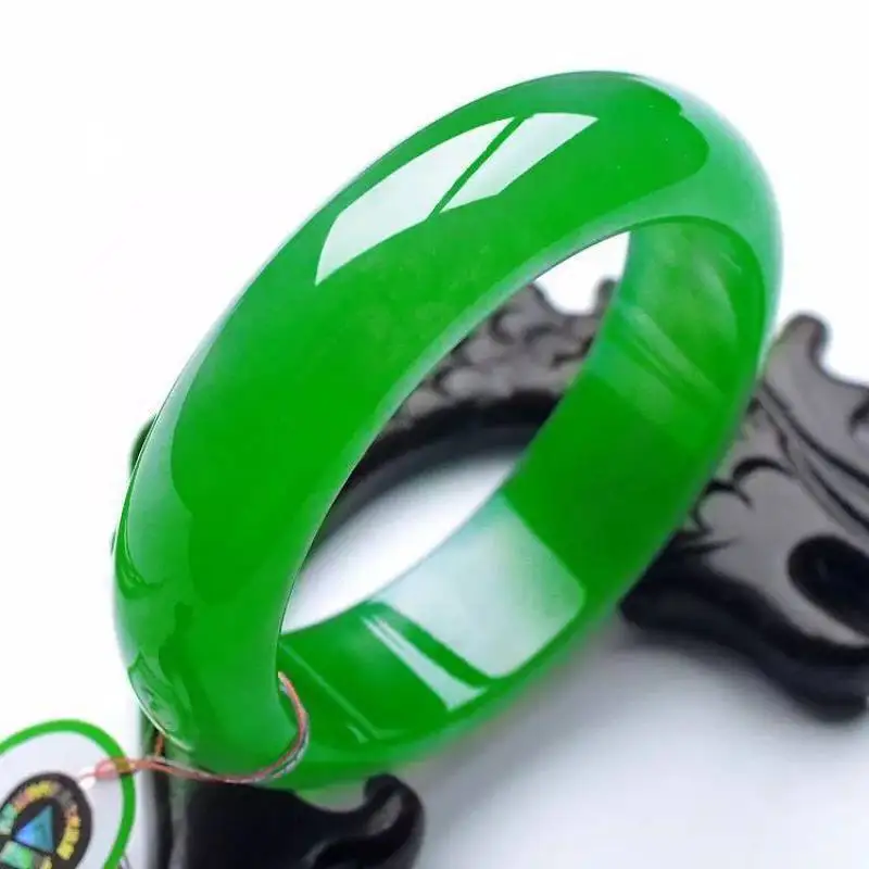

Natural Myanmar Jade Jade 54mm-62mm bracelet Princess jewelry bracelet send mom send girlfriend gift