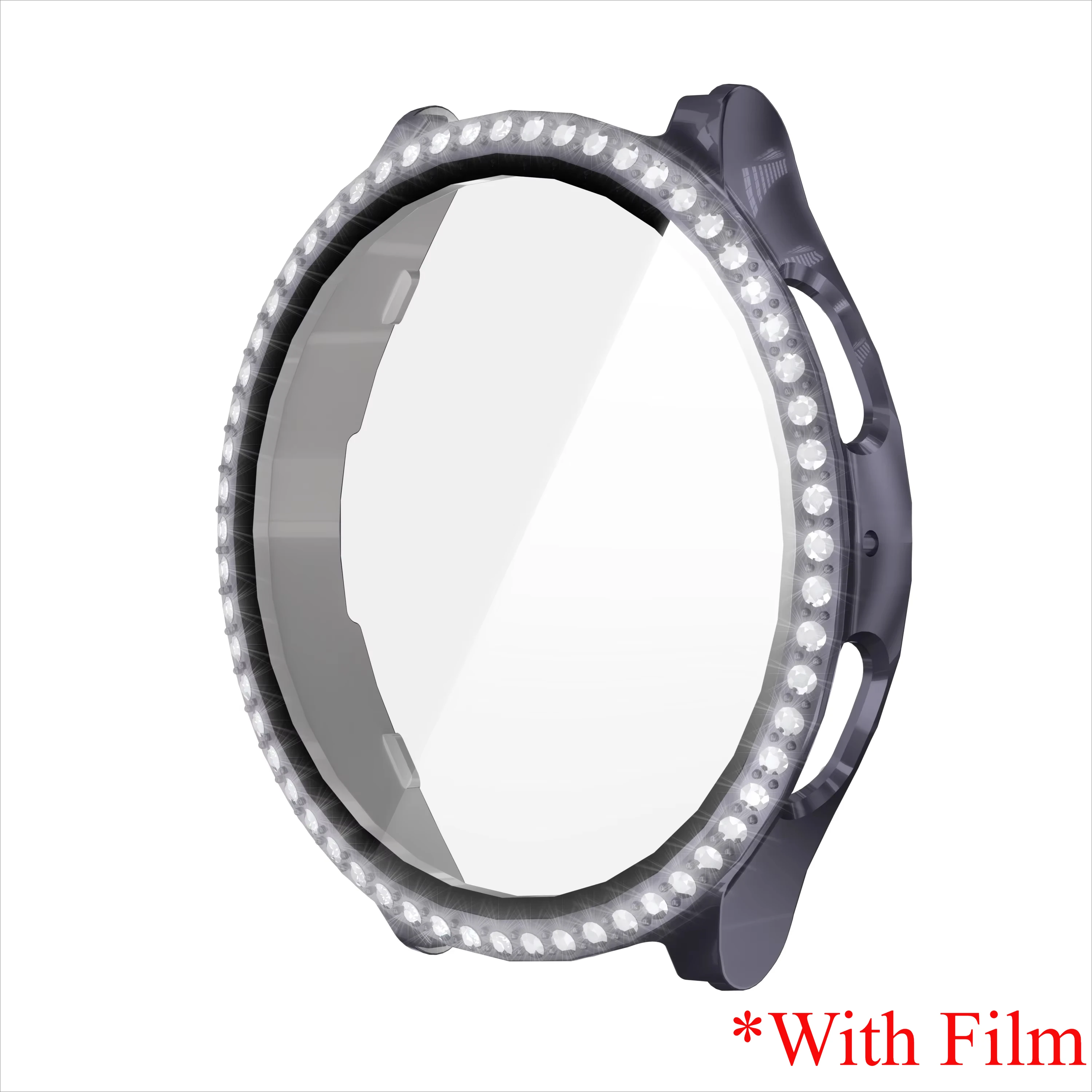 Sparkling Diamond Glass Case with Screen Protector for Samsung Galaxy Watch 7