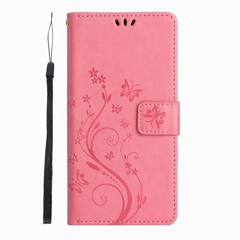 Elegant Leather Women's Wallet Case - Solid Color Design