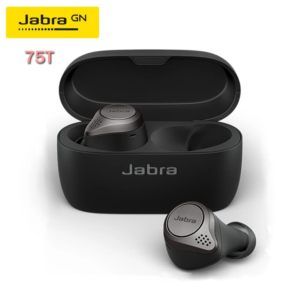 Беспроводная Bluetooth-гарнитура Jabra Elite 75t с шумоподавлением |