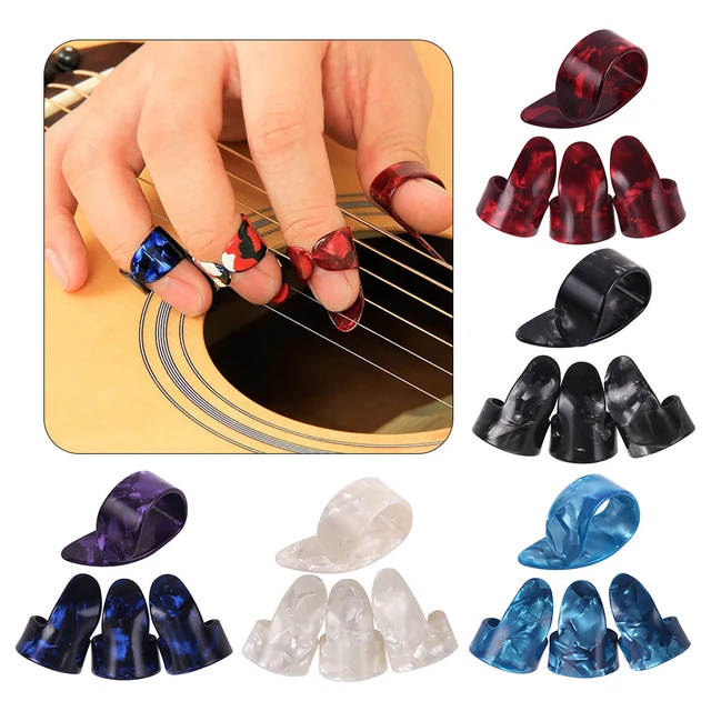 10Pcs Guitar Thumb Finger Picks for Banjo String Instrument Accessories |  eBay