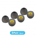 Grey Yellow  3 pair