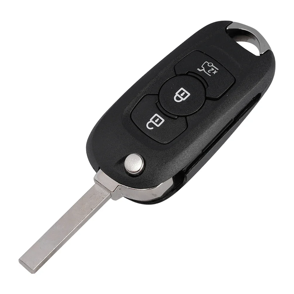 XNRKEY Replacement Key Shell Flip 2Button for Opel/Vauxhall Astra K 2015 Folding Remote Key Case Cover Key Case Car Key Shell Key Shell
