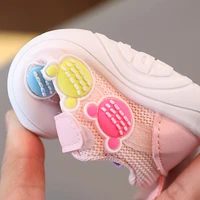 2024 New Baby Soft Sole Non-slip Mesh Breathable Fresh Cute Boys and Girls Comfortable Sport Leisure Toddler Walking Shoes 5