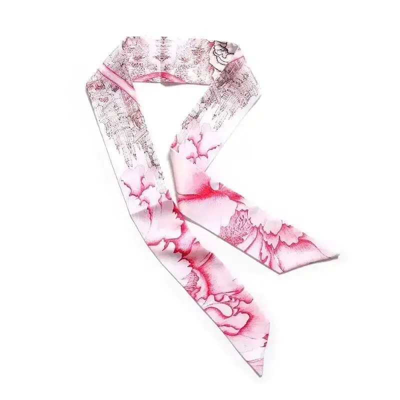 Silk Scarf small long female spring and autumn style
