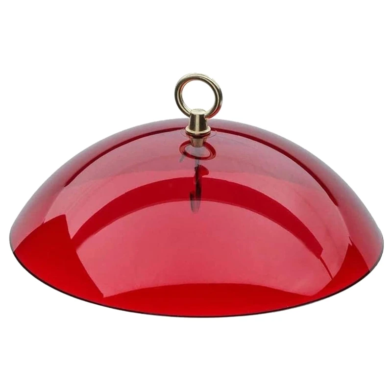 

Protective Dome Cover For Hanging Bird Feeders Bird Feeders Rain Cover Guard Squirrel Proof Baffle