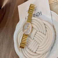 1pc New Fashionable Women’s Watch With Gold Bracelet, Vintage & Luxury Ins Style, Elegant & Versatile Quartz Watch ladies watch