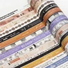 Yoofun 5 rolls Daily Life Washi Masking Tape Crafts Tape for Planner Diy Journal Decoration Gift Wrapping Scrapbooking Planner 5
