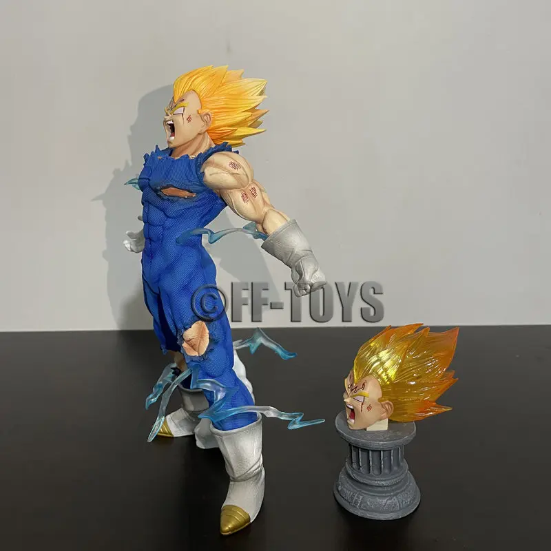 Anime Dragon Ball Z GK Vegeta Figure Self-destruct Majin Vegeta Figurine 27CM PVC Action Figures Collection Model Toys Gifts