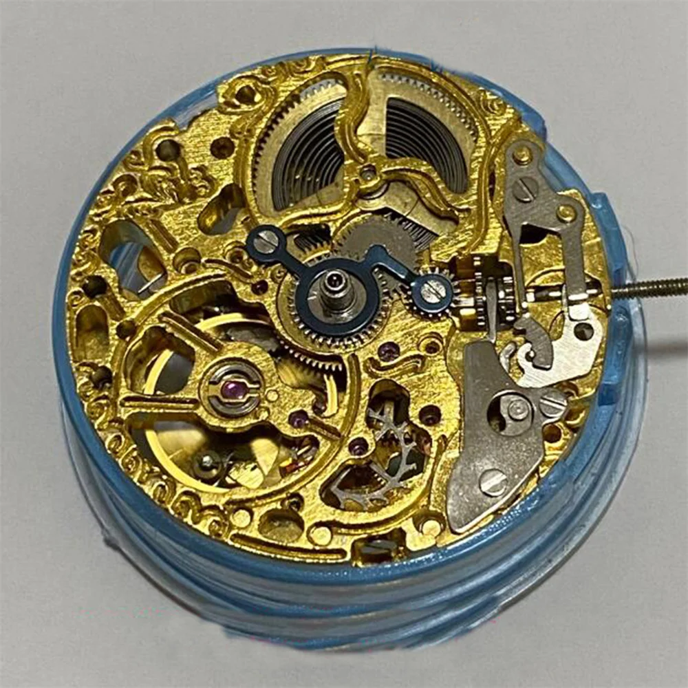 

Durable Watch Movement New Domestic 2813 Hollow Watch Movement 8205 8200 Gold Hollow Carved Movement