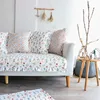 Floral Cotton Sofa Covers for L Shape CoverSlipcovers Sofa Towel Couch Cover for Living Room Non-slip Soft Breathable 2