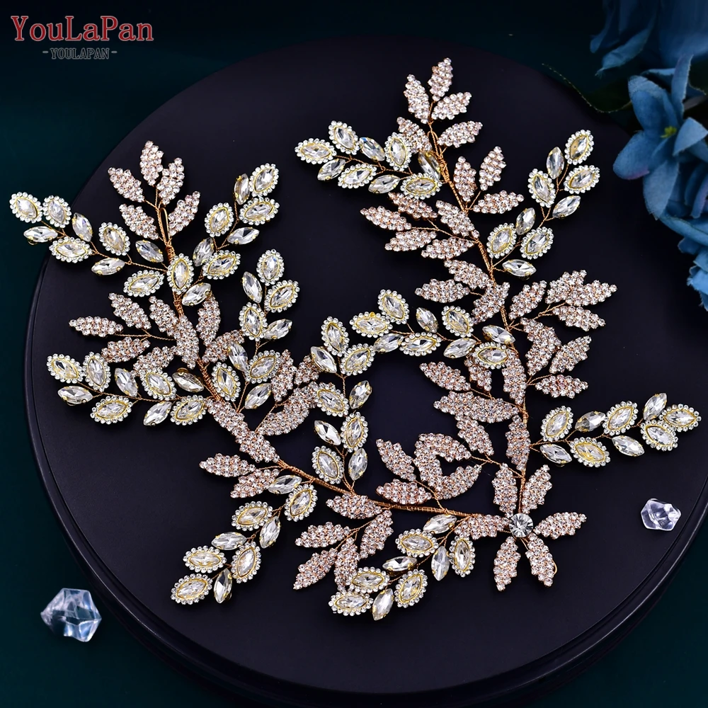 YouLaPan Bridal Wedding Alloy Decoration Hair Patch Fashion Shining Headwear Girl Beauty Pageant Jewelry Accessories HP396