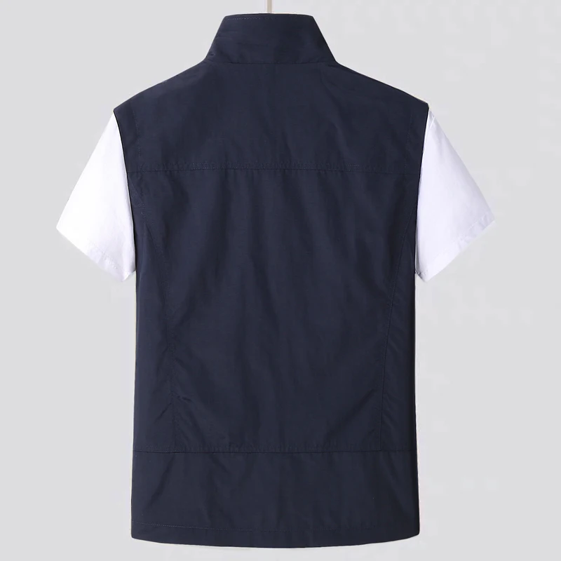 Men Casual Summer Sleeveless Vest Sportswear Multi Pocket Photograph fishing Tourist climbing Waistcoat fashionable vests sleeveless vests sleeveless vest