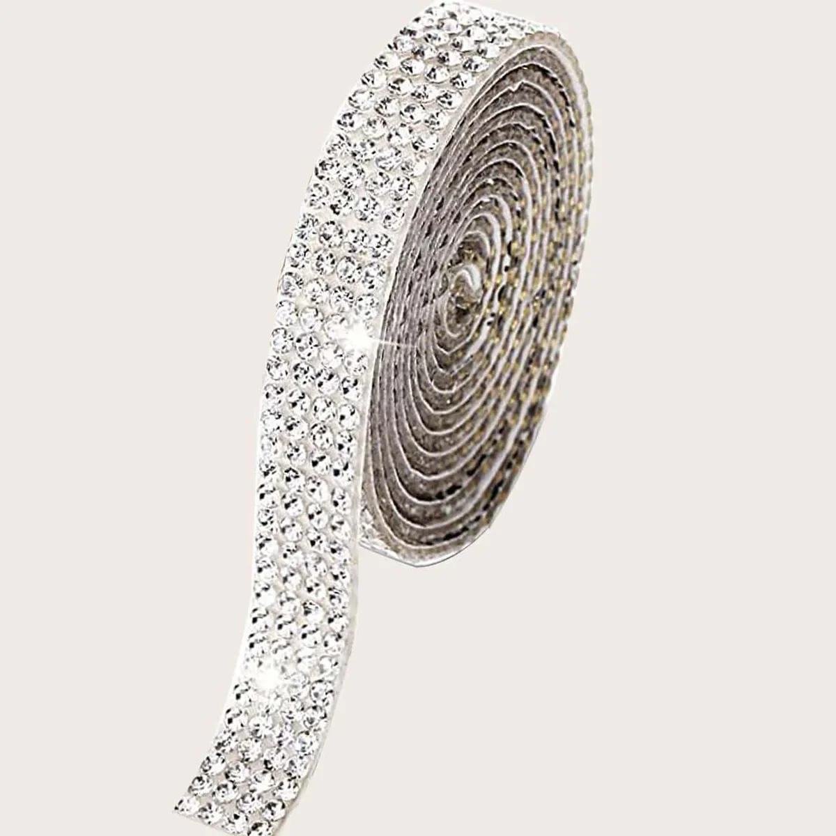Rhinestone Diamond Ribbon Crystal Bling Sparkling Sticker Roll Phone Case For