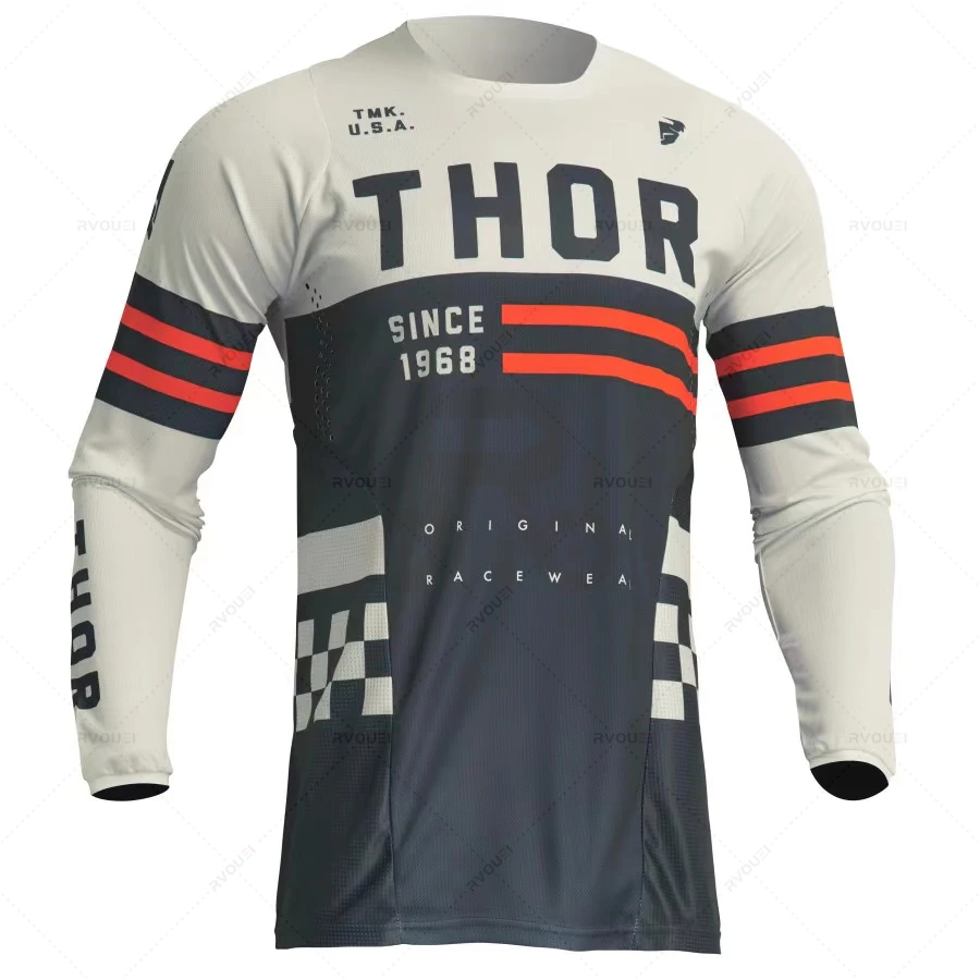 thumbnail image 1 of Maillot de ciclismo para hombre, camiseta de descenso de MTB, camiseta de ciclismo de carreras, ropa de ciclismo de equipo de enduro, nuevo, 1 of 5