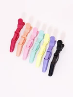 6 pinces à cheveux en forme de crocodile – Design en forme de griffe, pinces de salon pour coiffure et maquillage, accessoires pour perruques en cheveux naturels 3