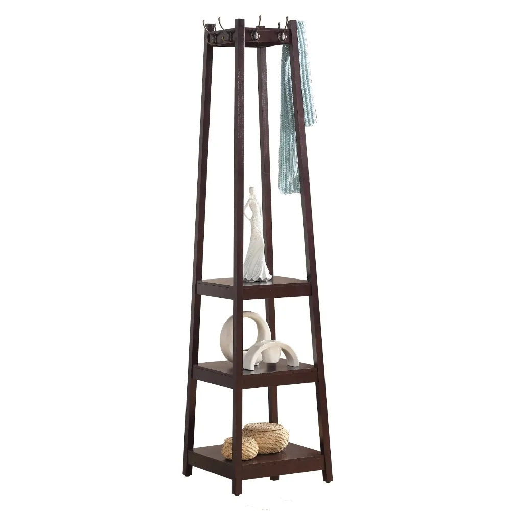 

Clothes Rack with 3-layer Storage Shelves for Storage Vertical Clothes Rack Brings Convenience and Fashion To Your Space