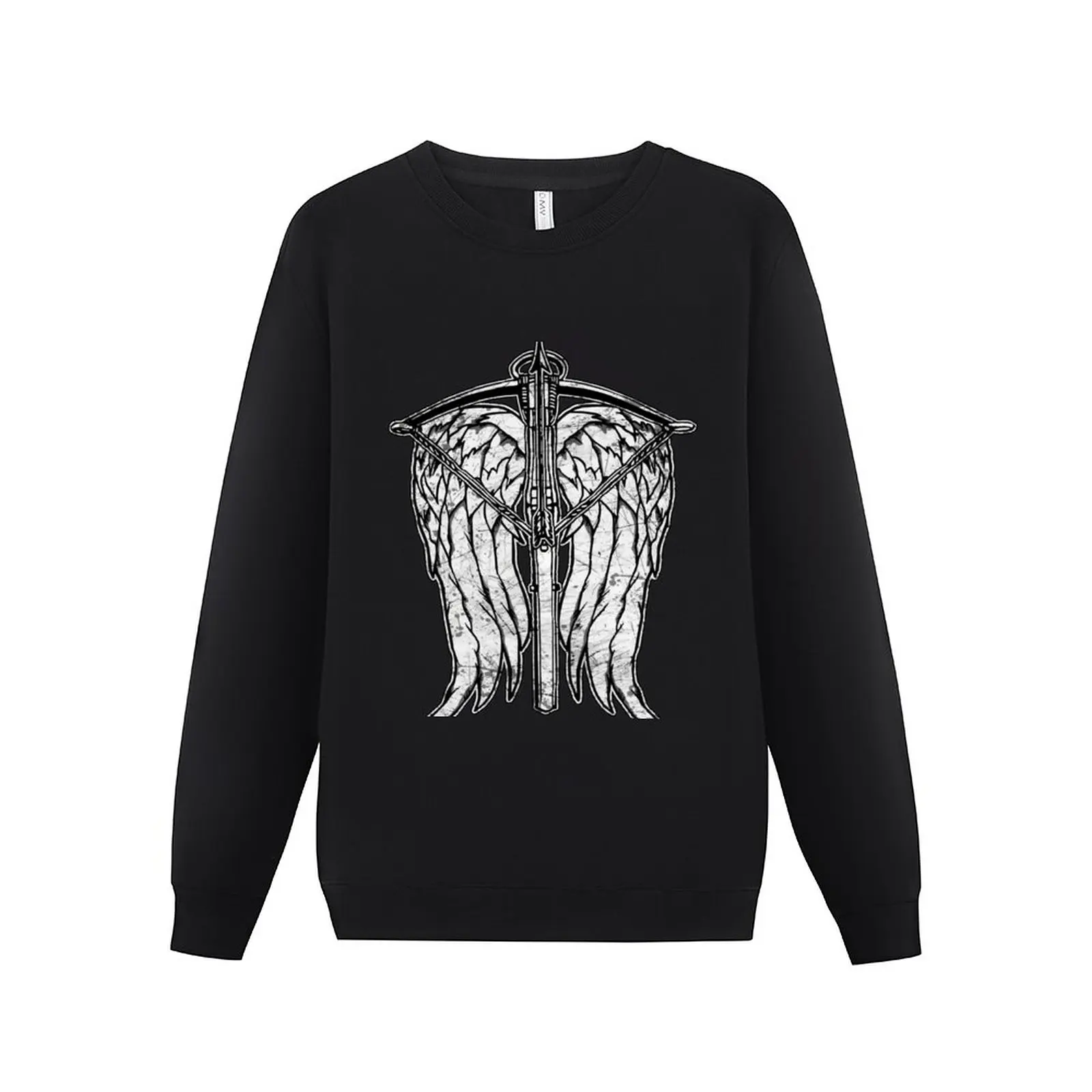 

New Angel Wings and Crossbow (Dirty) Sweatshirt autumn jacket men graphic t shirts men graphic sweatshirts