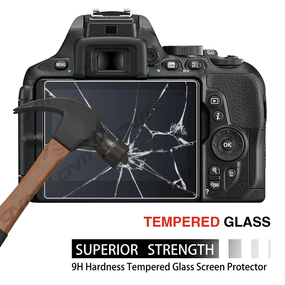 Tempered Glass 2Pack for Nikon D5600 D5300 Camera Display Protector camera display protector
