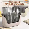 Kitchen Spoon Chopstick Storage Silverware Drying Drain Basket Cutlery Holder 3 Compartment Flatware Caddy Kitchen Accessories 2