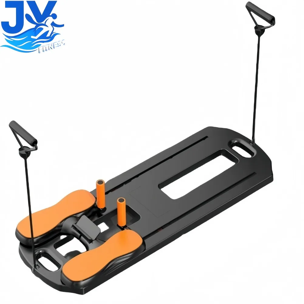 Foldable Abdominal Exercise Board Non Slip Pilates Board Automatic Rebound Push Up Plate Home Multifunctional Fitness Ab Rollers