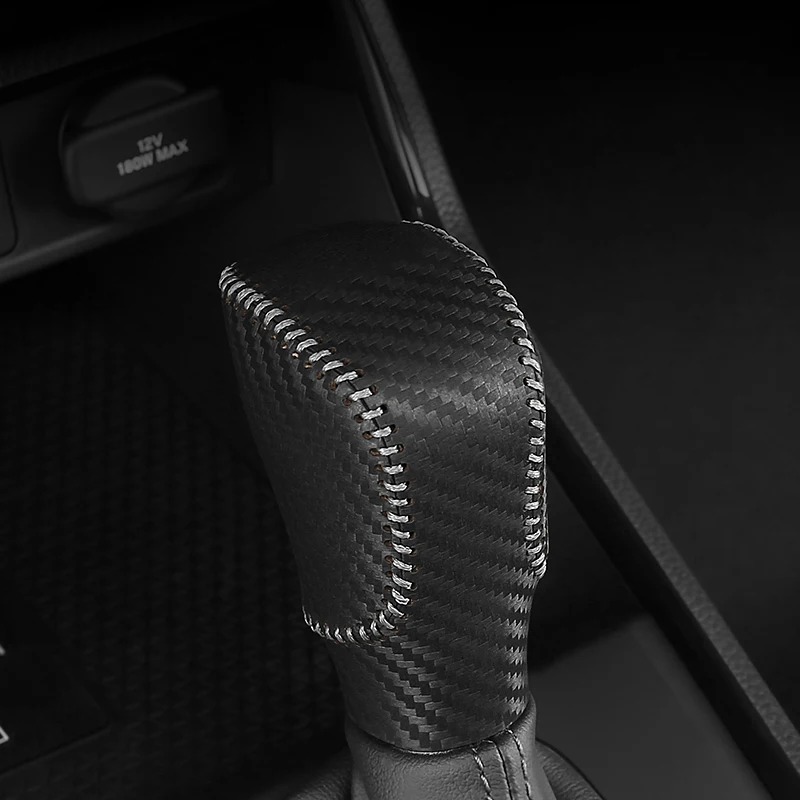 1Pcs Black Steel Gear Shift Knob Shifter Lever Trim For Honda CRV CR-V