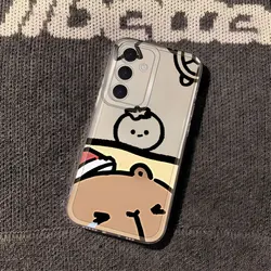 Charming Capybara Clear Phone Case - Galaxy A21s (UUAYB01)